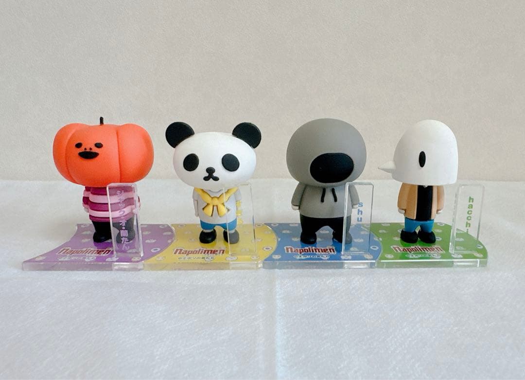 ナポリ展 ナポリの男たち ラバーマスコット 4体セット