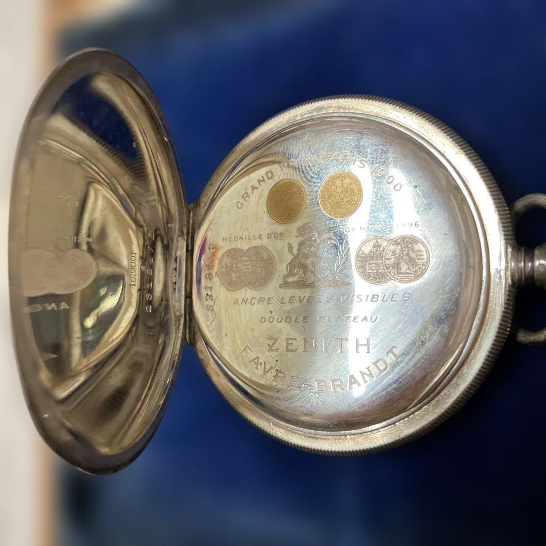 EF798 ブルブラント ゼニス 銀無垢 懐中時計【1】 - メルカリ