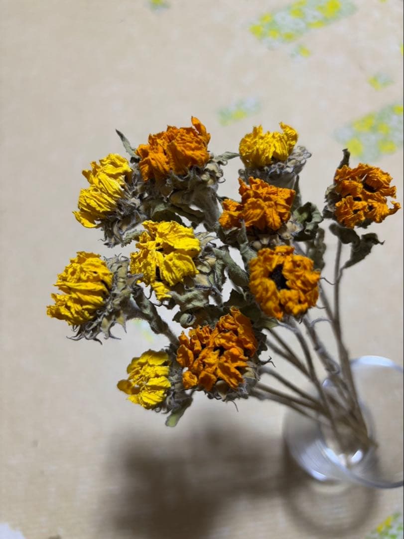 ドライフラワー 小さなひまわり