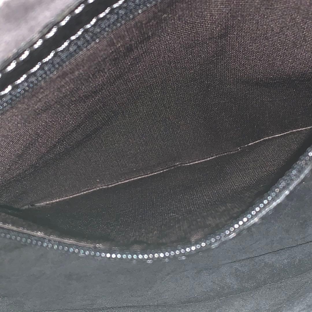 極美品✨土屋鞄 トーンオイルヌメ ジップトップ　スクエア 廃盤品 ブラック