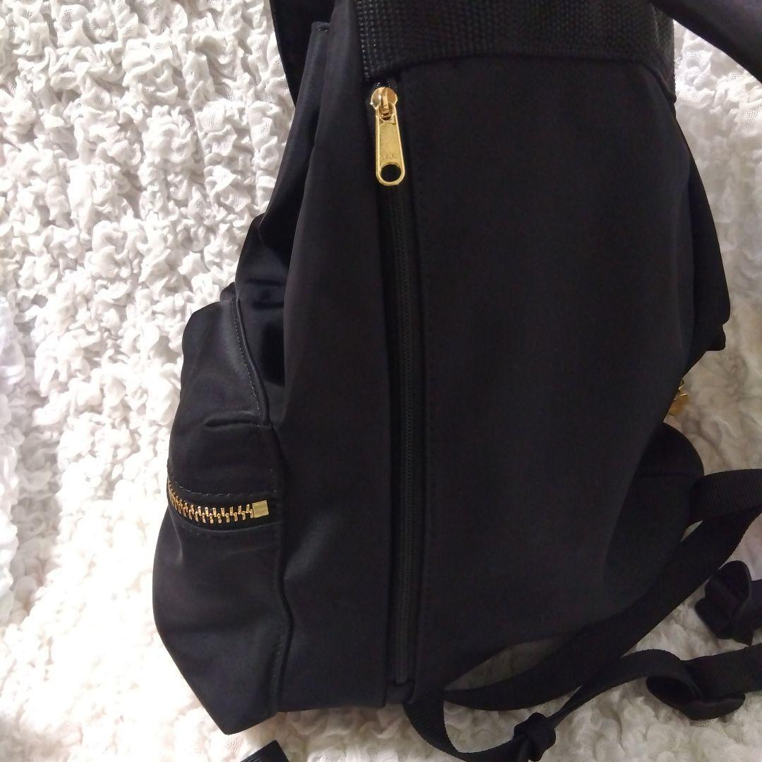 【未使用】MARY QUANT　マリークワント　ブラック　リュック　ナイロン