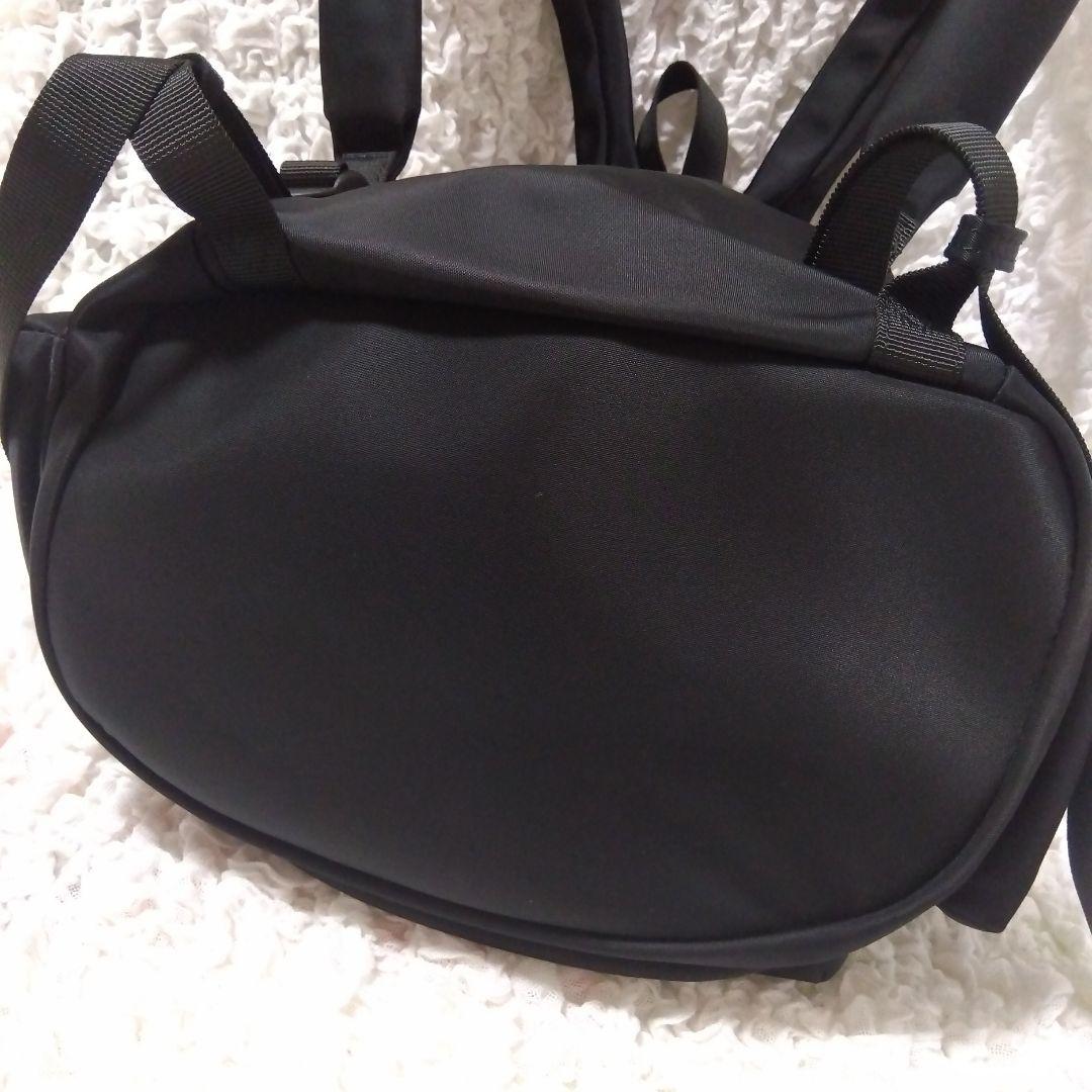 【未使用】MARY QUANT　マリークワント　ブラック　リュック　ナイロン