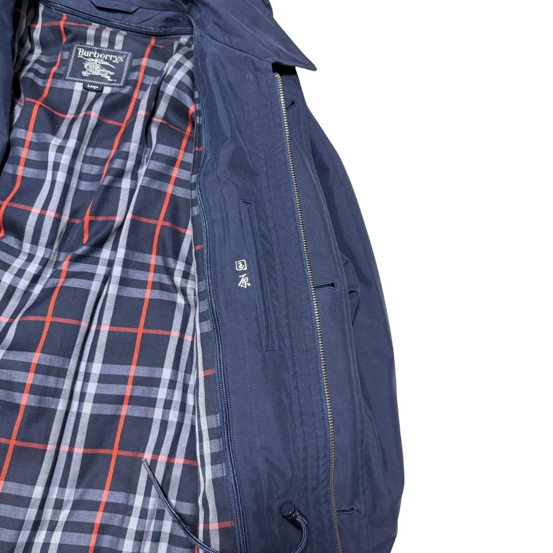 Burberry’s ダウンライナー付き モッズコート L チェック ネイビー