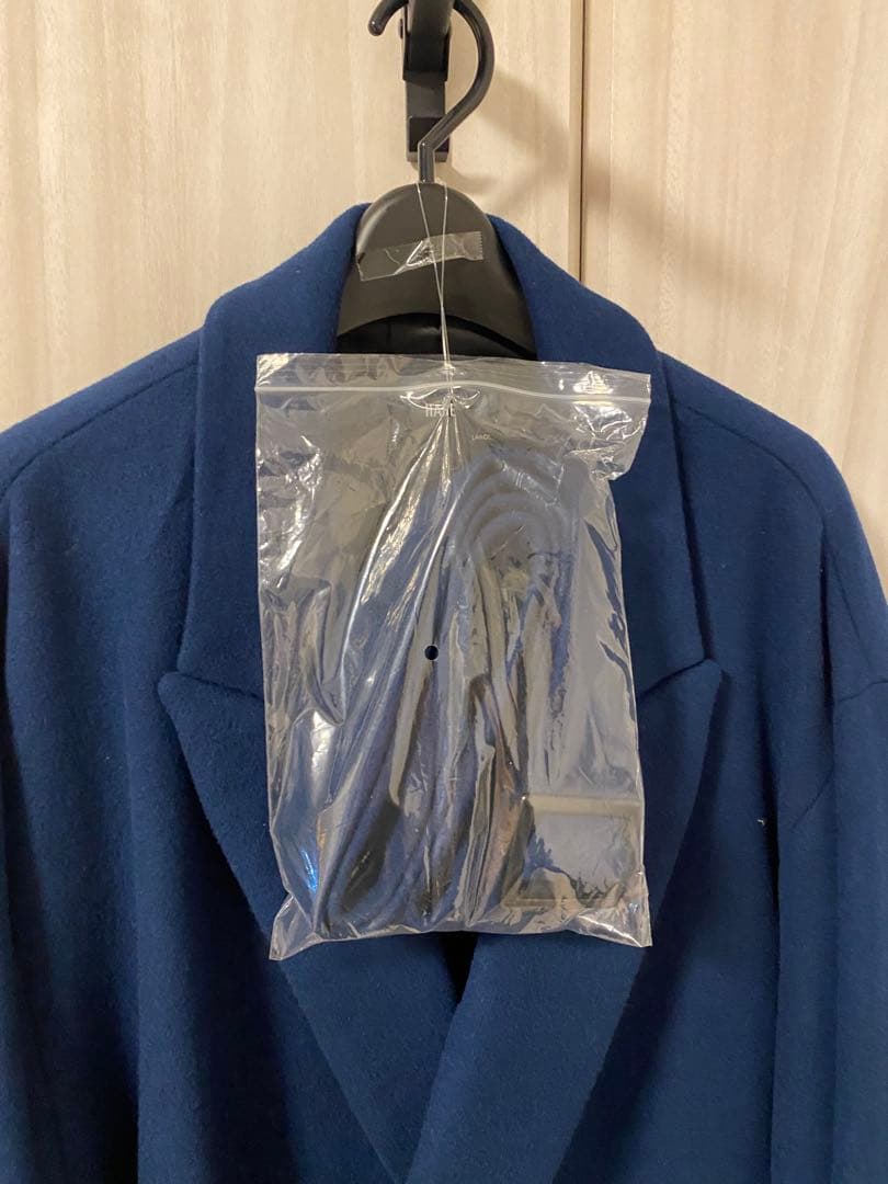 HARE ウールダブルコート ブルー