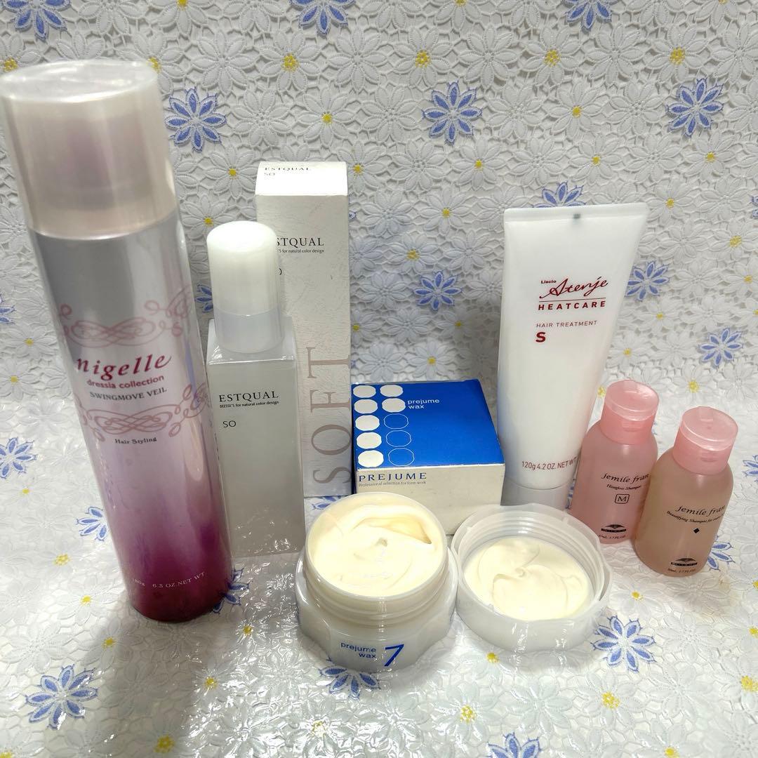 B）ミルボン ヘアケア6点セット／新品×4点+USED×2点／美容室専売品