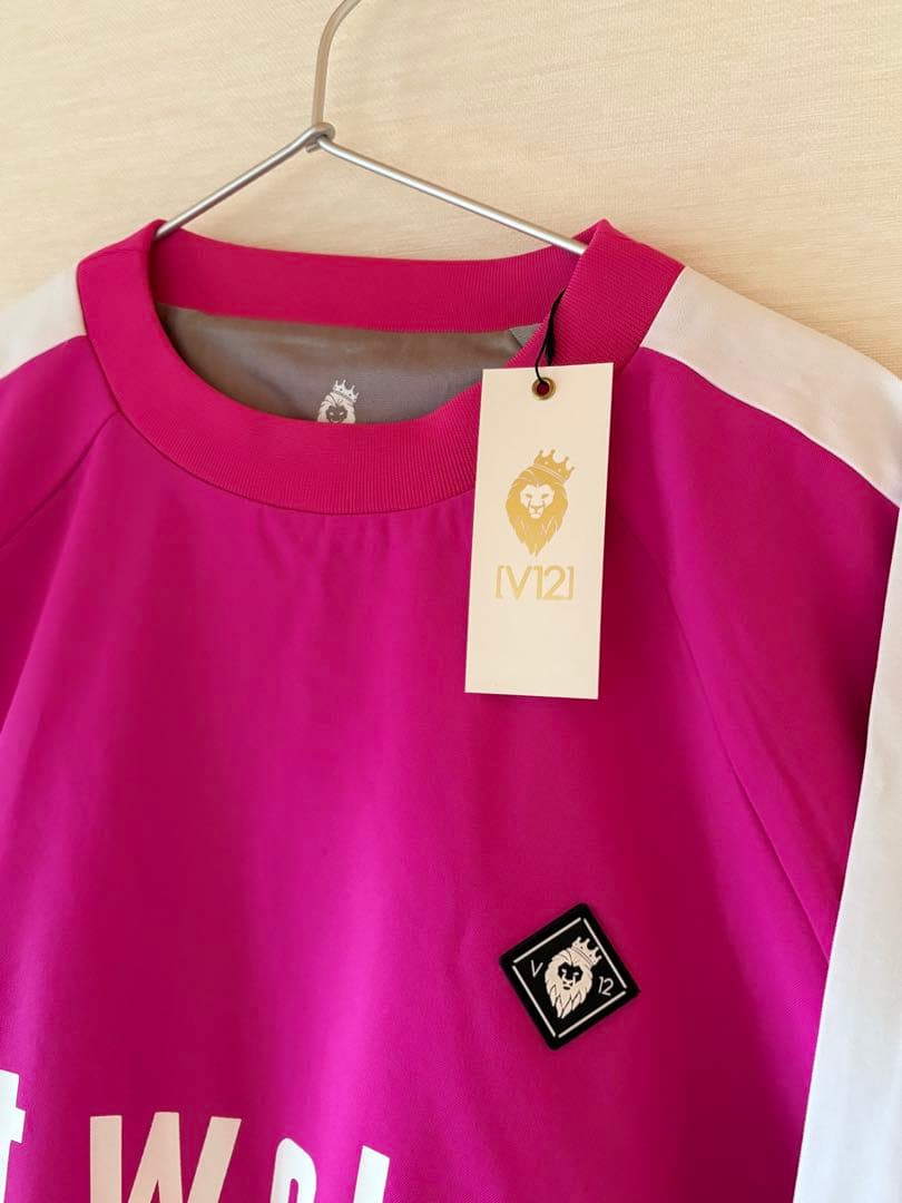 V12 ラグランスリーブジャケット ピンク