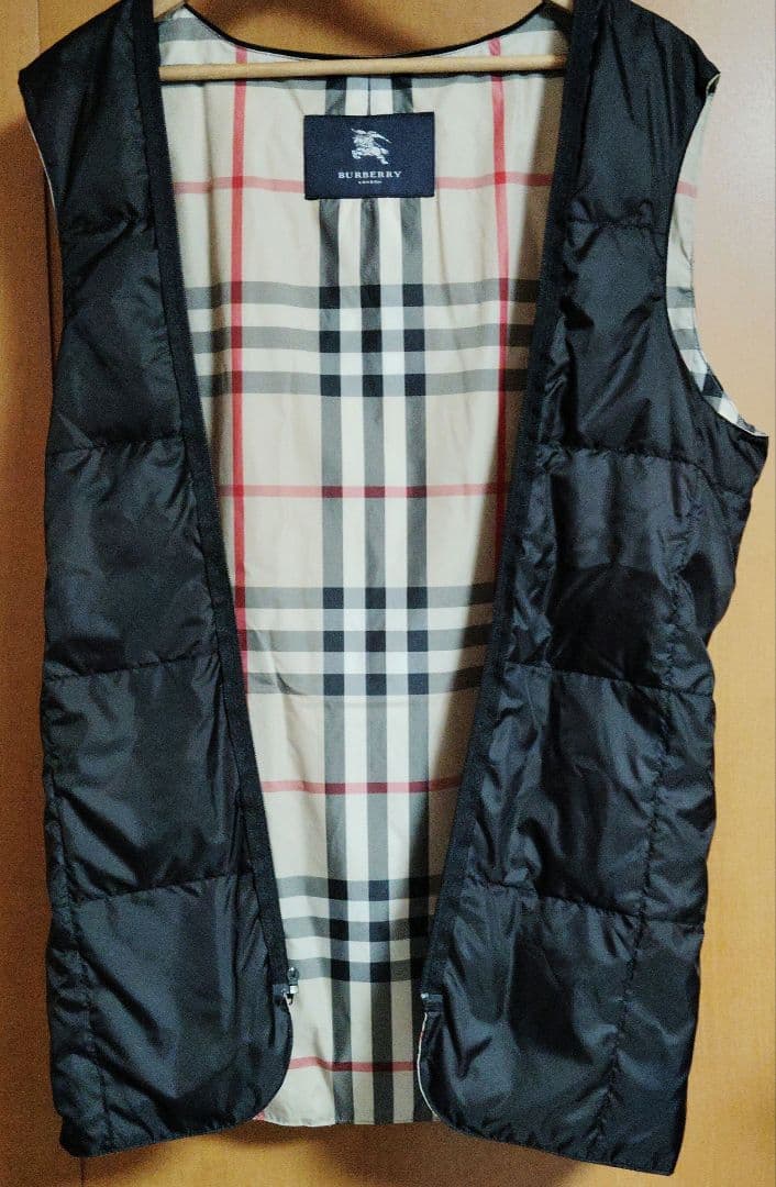 バーバリーロンドン モッズコート 新品 ダウンライナー付 フード メンズLL 黒