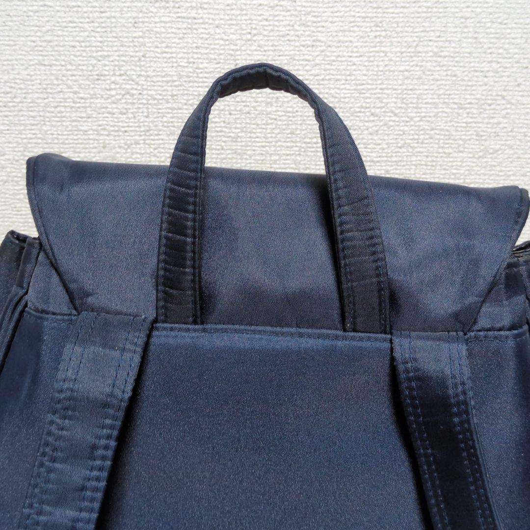 【希少美品】Courreges クレージュ ナイロンリュック BIGロゴ レア