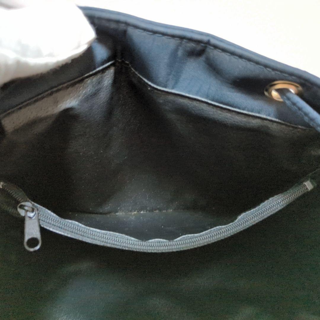 【希少美品】Courreges クレージュ ナイロンリュック BIGロゴ レア