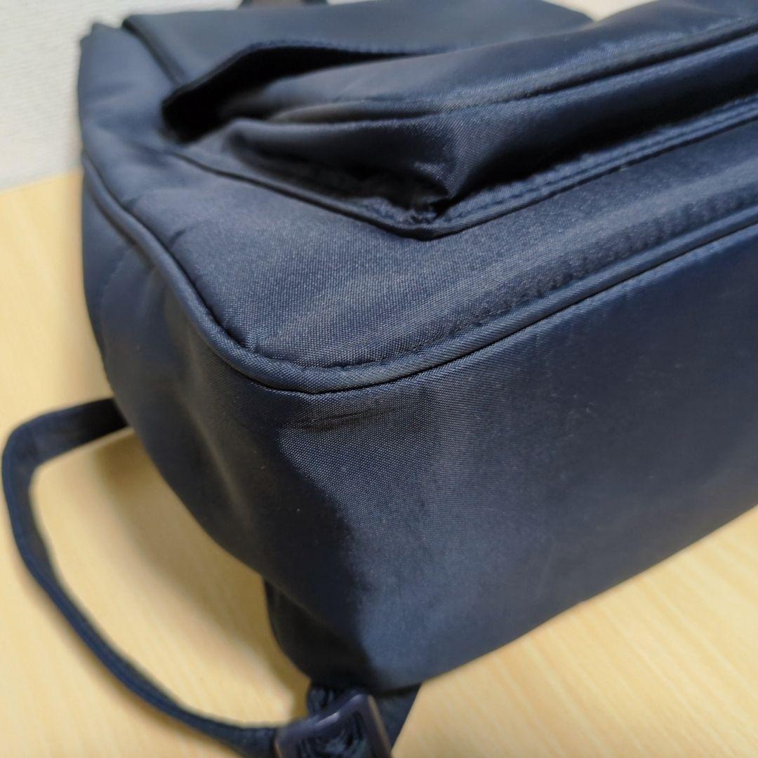 【希少美品】Courreges クレージュ ナイロンリュック BIGロゴ レア