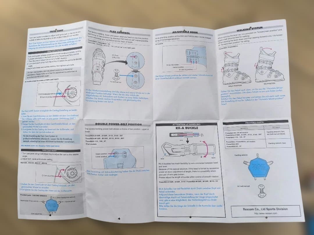 REXXAM スキー用ブーツ 青