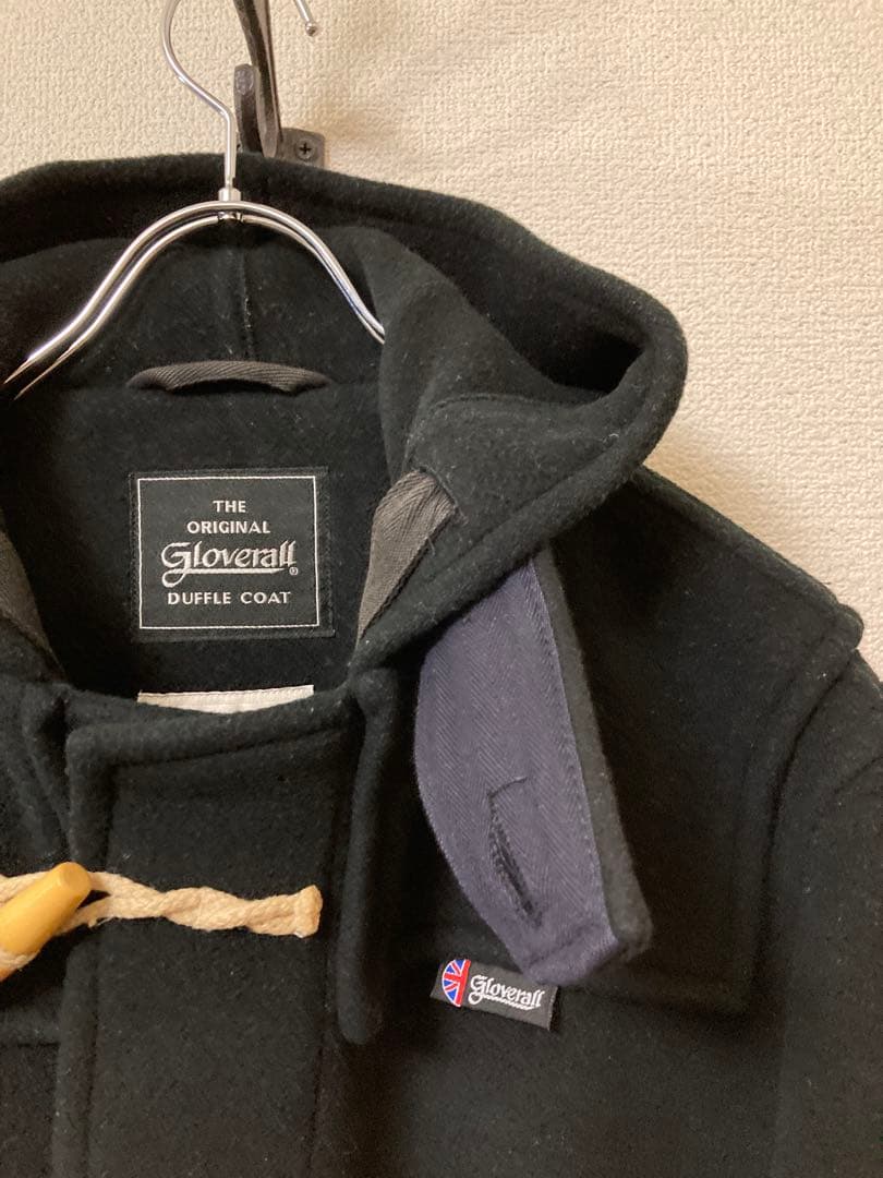 英国 希少 グローバーオール men's BIGI Wネーム ダッフルコートXL