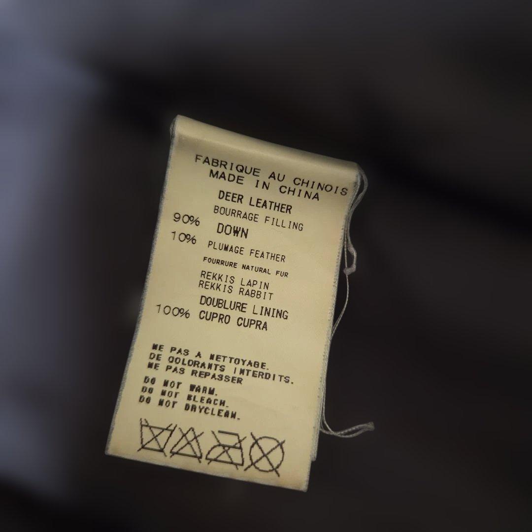 mando レザー ダウンジャケット サイズ40 ブラック Lサイズ