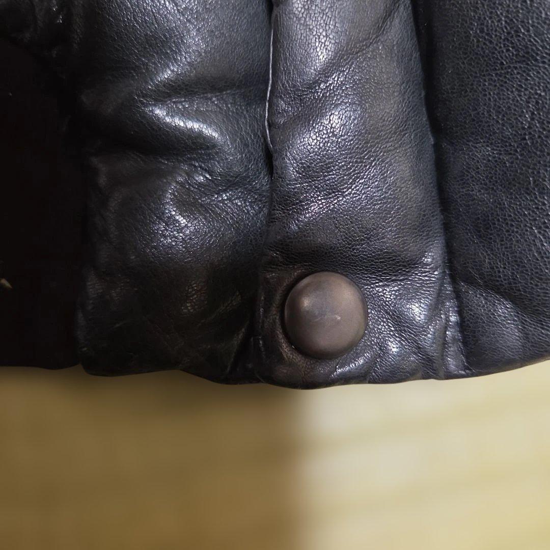 mando レザー ダウンジャケット サイズ40 ブラック Lサイズ