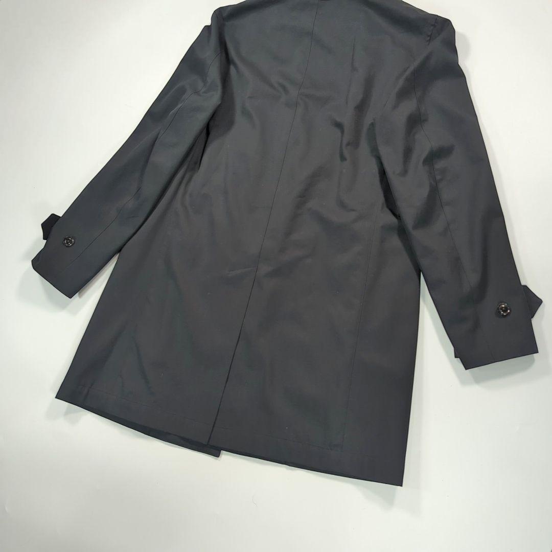 トゥモローランド ステンカラーコート カシミヤ シルク ライナー付 黒