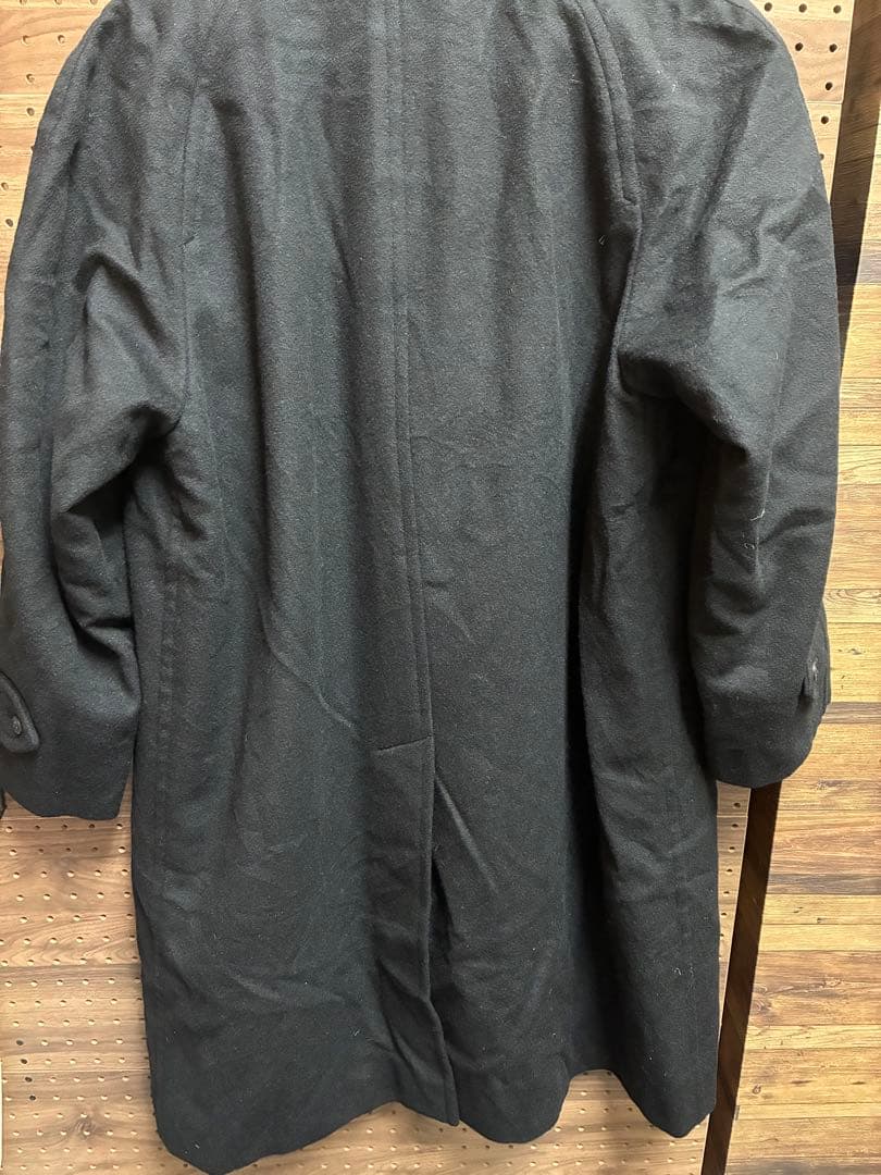 Burberrys’バーバリー　ウールカシミヤコート　黒　L ビンテージ