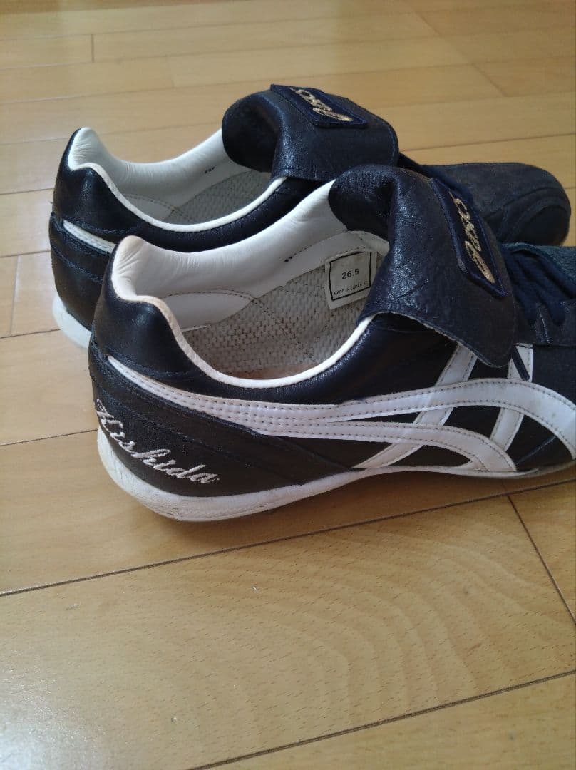 オリックス　岸田 護 実使用　スパイク 26.5cm ネイビー　♯18