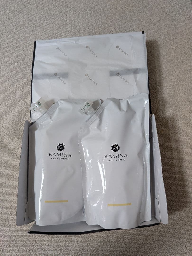 KAMIKA オールインワンクリームシャンプー 2本セット2025購入