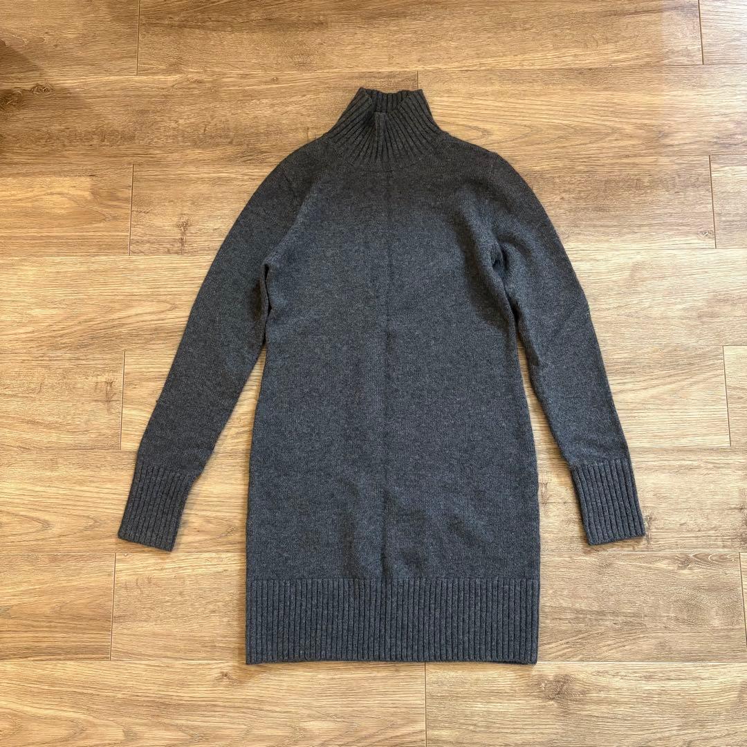 ワンピース yoBIOTOP wool cashmere turtle knit dress