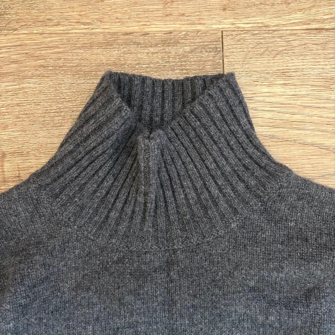 ワンピース yoBIOTOP wool cashmere turtle knit dress