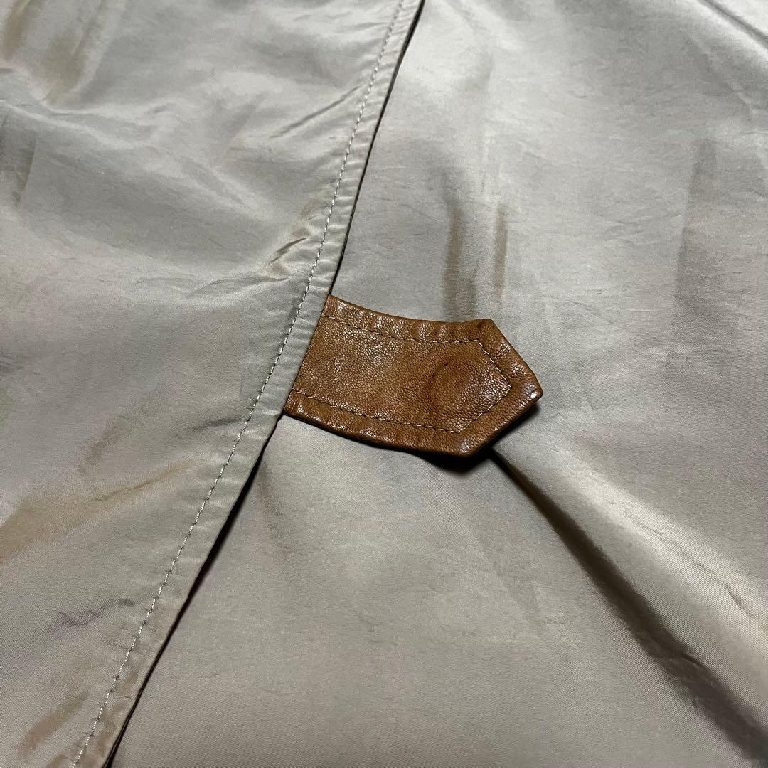 ETRO ナイロンシルクコート 裏地 ペイズリー柄 イタリア製 Lサイズ