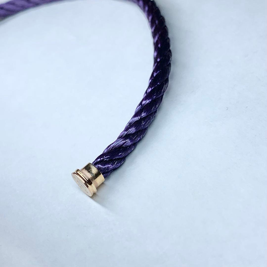 未使用級 FRED フレッド フォース10 LM ケーブル パープル 保存箱付き