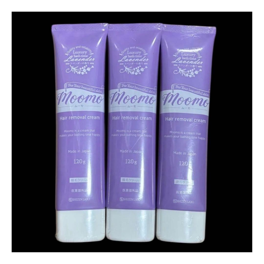 新品未開封3本】ムーモ むーも moomo 脱毛クリーム 除毛クリー厶