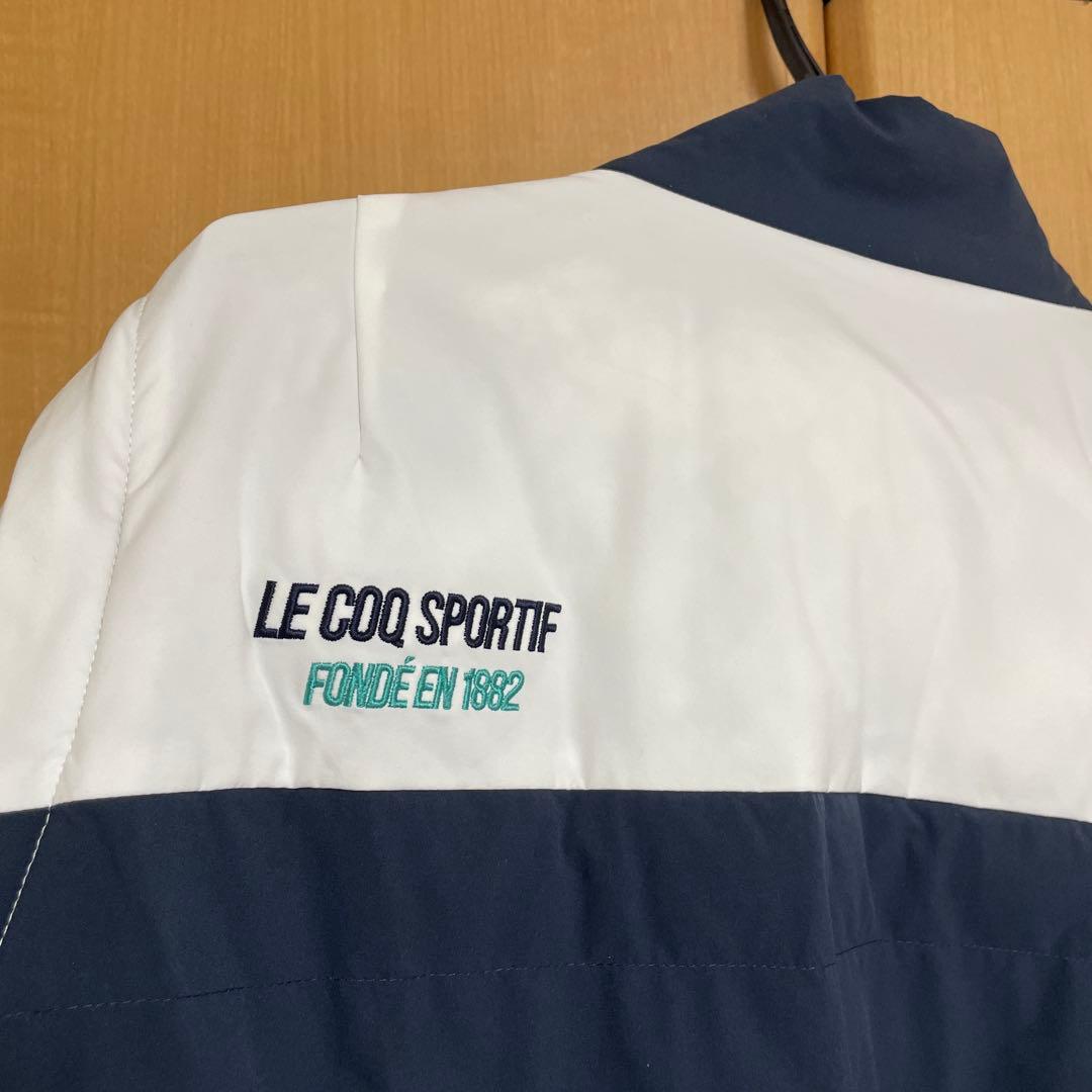 ルコックスポルティフ ゴルフ ２ＷＡＹジャケット【ネイビー/ホワイト/3L】