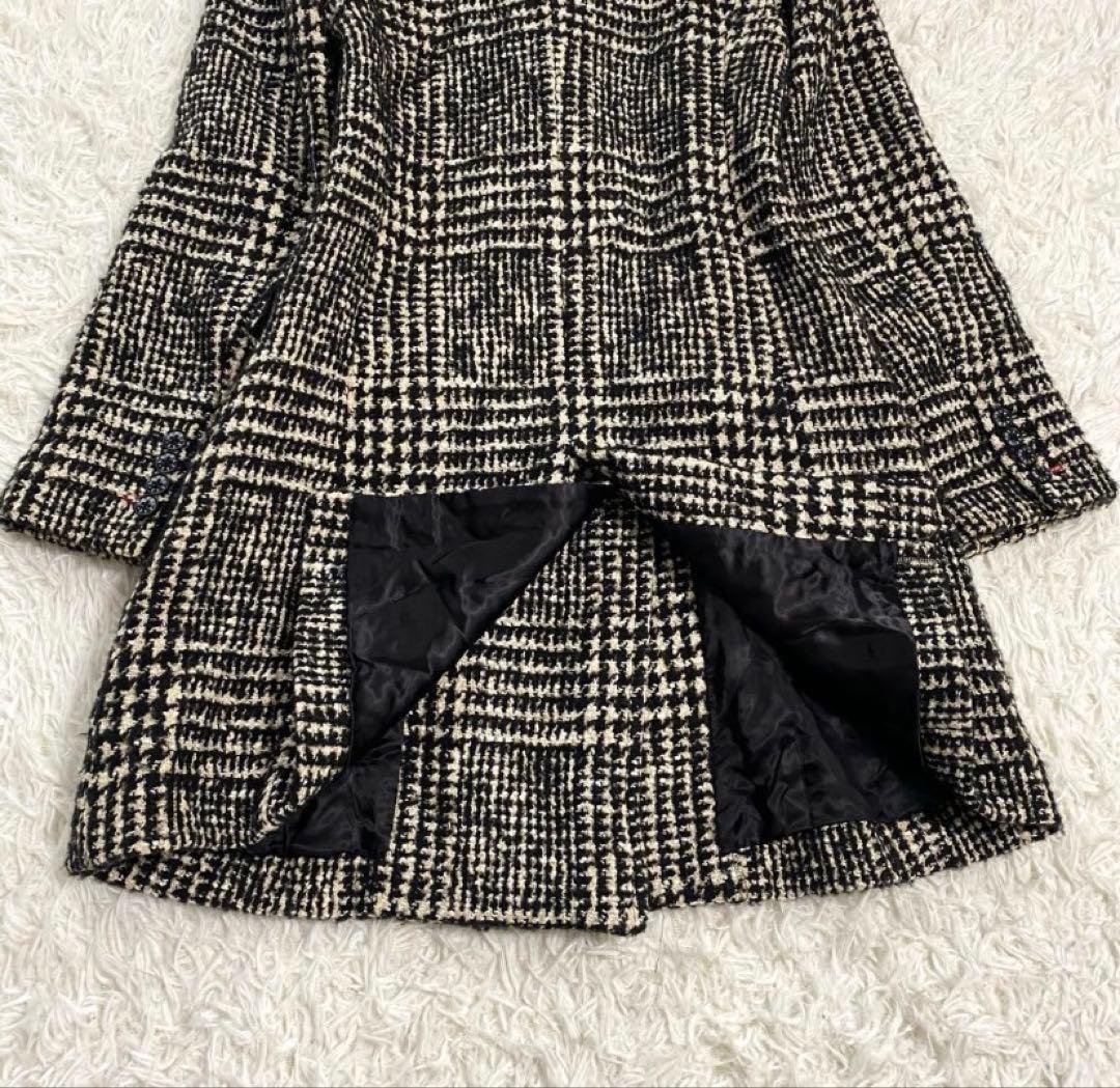 美品✨ LOVELESS ラブレス　チェスターコート　ツイード　ダブルボタン