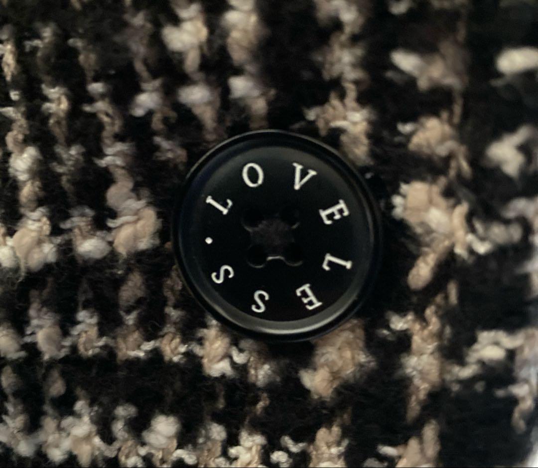 美品✨ LOVELESS ラブレス　チェスターコート　ツイード　ダブルボタン