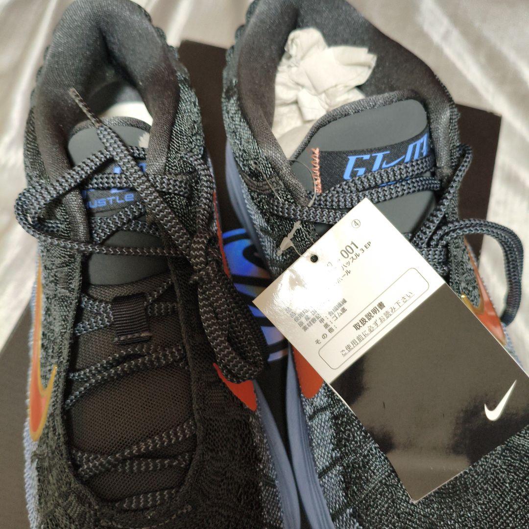 Nike GT hutsle 3 バスケットボールシューズ グレー/オレンジ