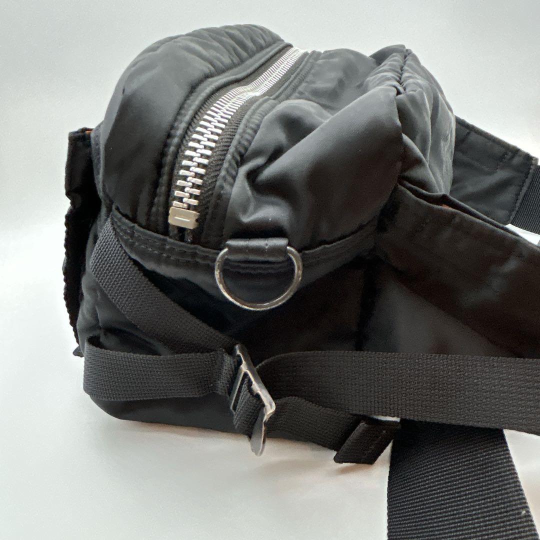 PORTERポータータンカー2WAYウエストバッグブラック黒ショルダーバッグ