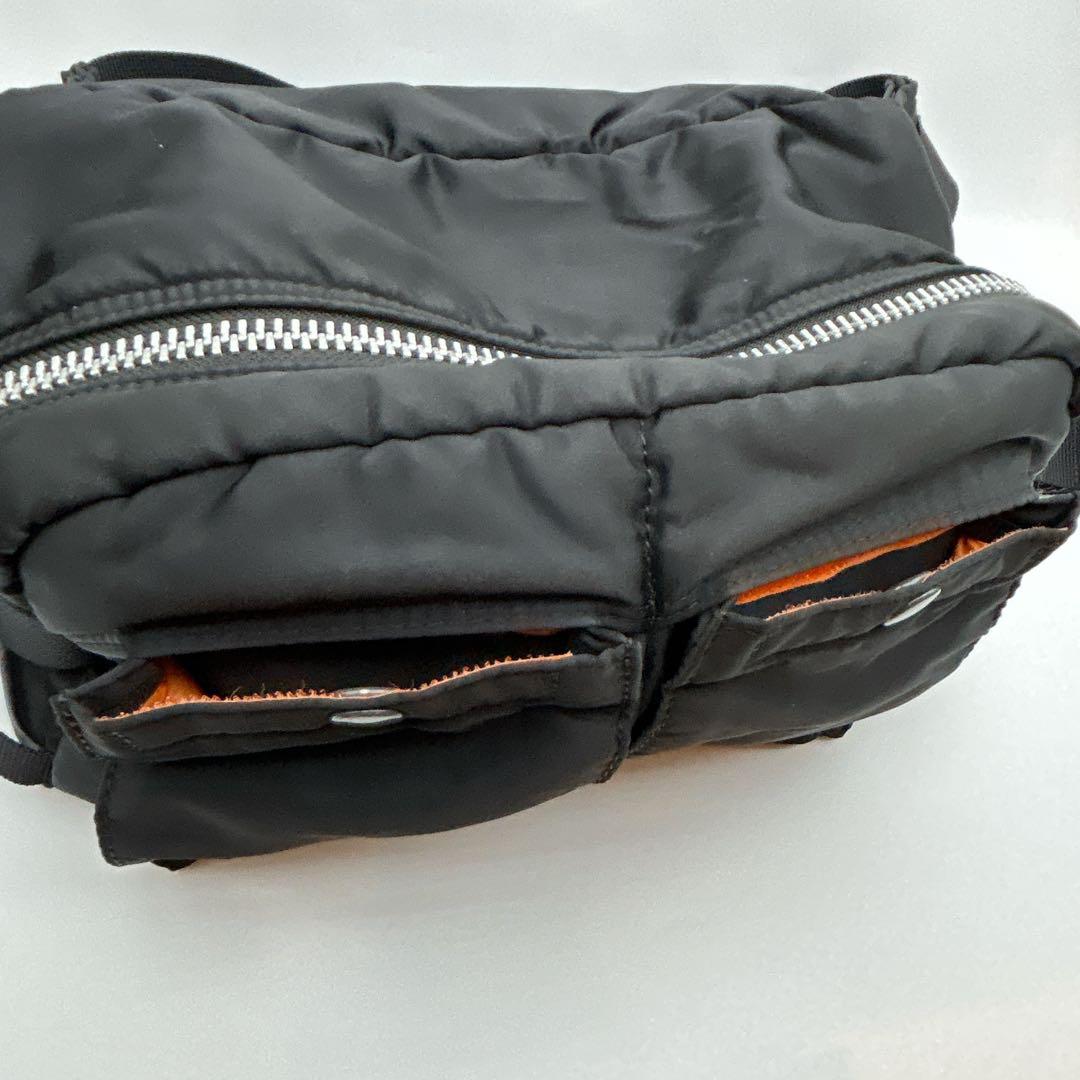 PORTERポータータンカー2WAYウエストバッグブラック黒ショルダーバッグ