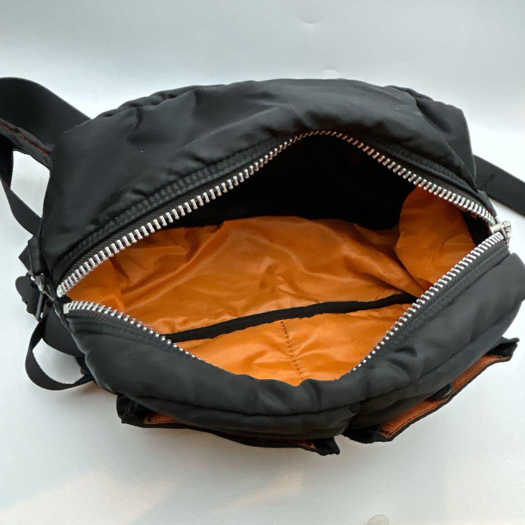 PORTERポータータンカー2WAYウエストバッグブラック黒ショルダーバッグ