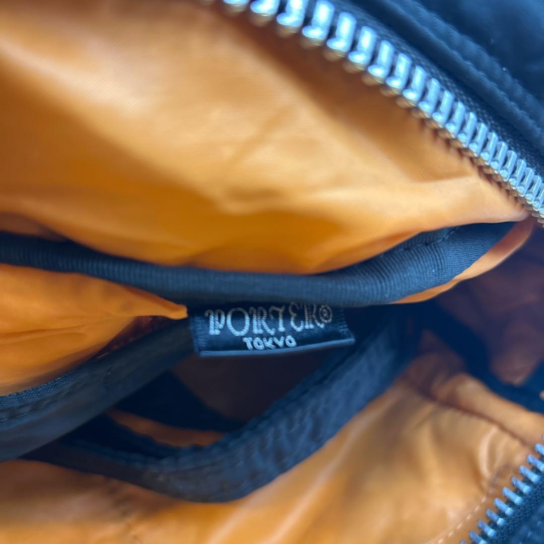 PORTERポータータンカー2WAYウエストバッグブラック黒ショルダーバッグ