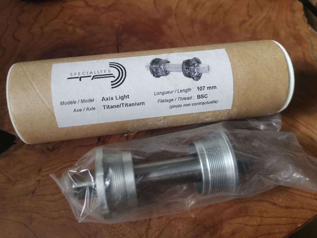 パーツ TA Axis light pro titanium 107mm BSC