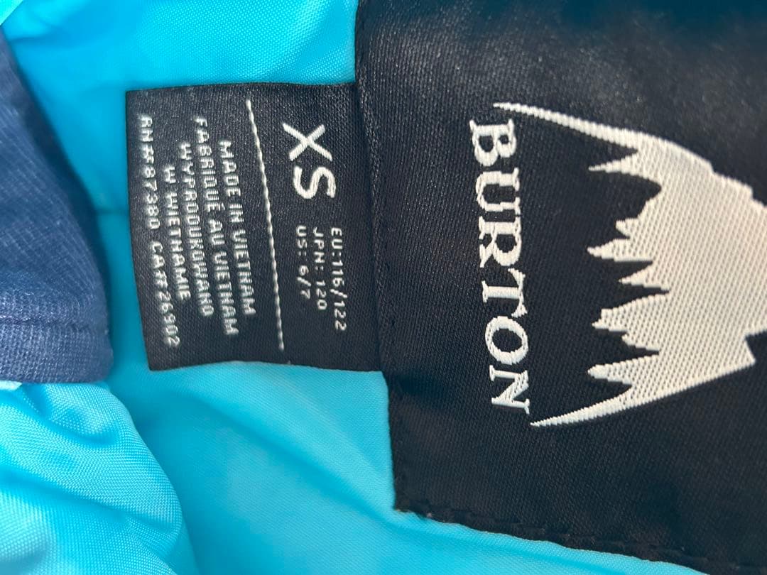 最終値下げBURTON スキーウェア　子供　xs（120cm） s（130cm）