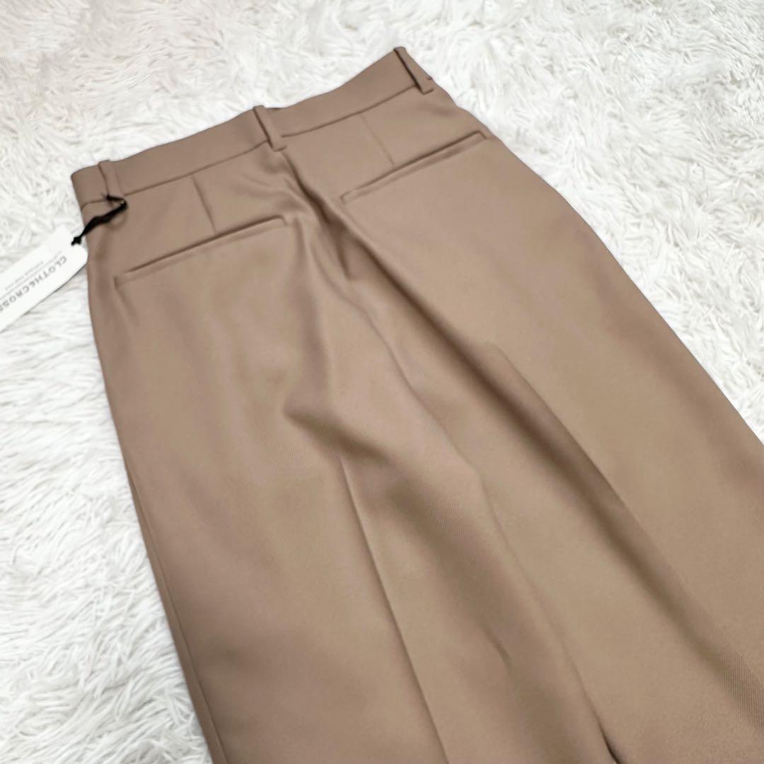 ✨もえ✨ CLOTH&CROSS ツイルセンタープレスパンツ