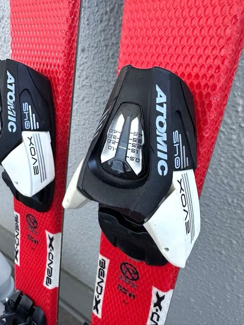 キッズ スキー 3点セット アトミック スキー板 ストック ブーツ 20cm