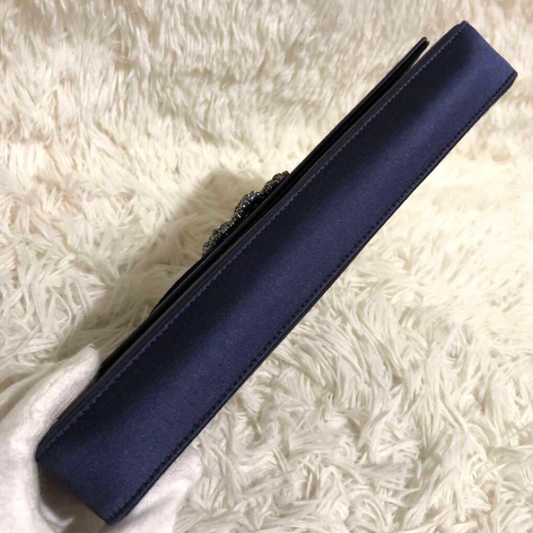 未使用級☆マノロブラニク ハンドバッグ ショルダーバッグ パーティバッグ