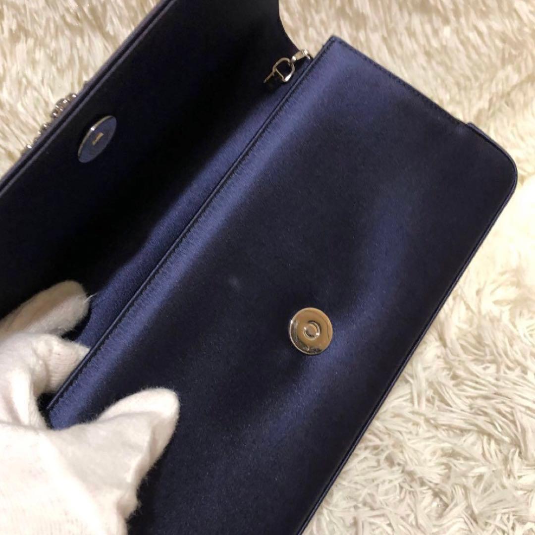 未使用級☆マノロブラニク ハンドバッグ ショルダーバッグ パーティバッグ