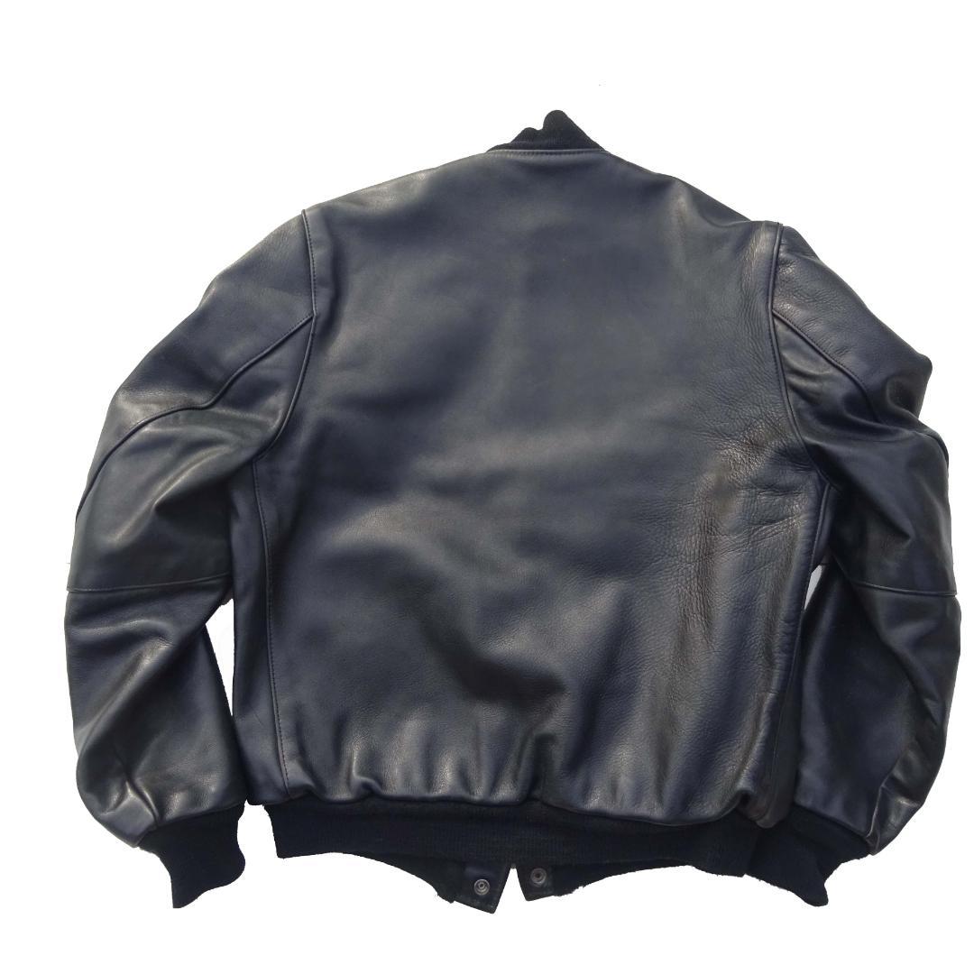 90s vanson バンソンUSA製 レザー スタジャンジャケット38釦止め