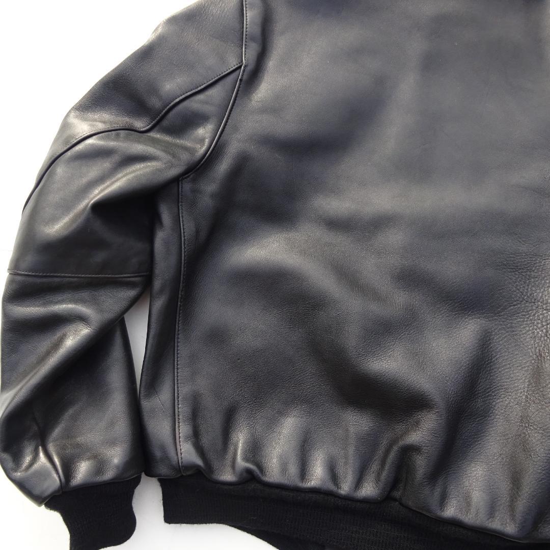 90s vanson バンソンUSA製 レザー スタジャンジャケット38釦止め