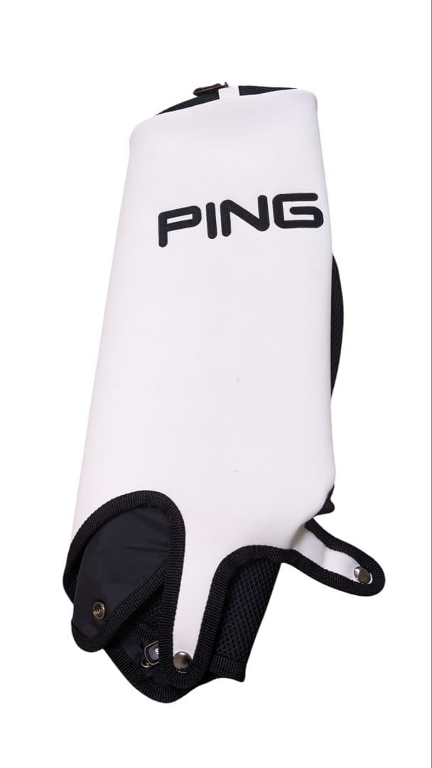 ピン　キャディバック　ホワイト＆ブラック