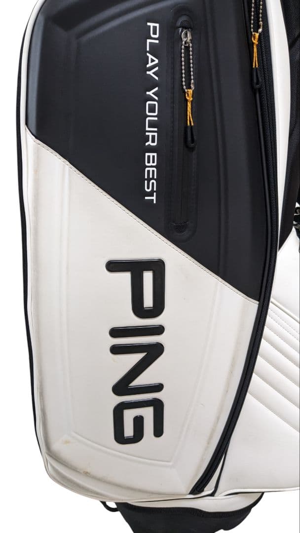 ピン　キャディバック　ホワイト＆ブラック