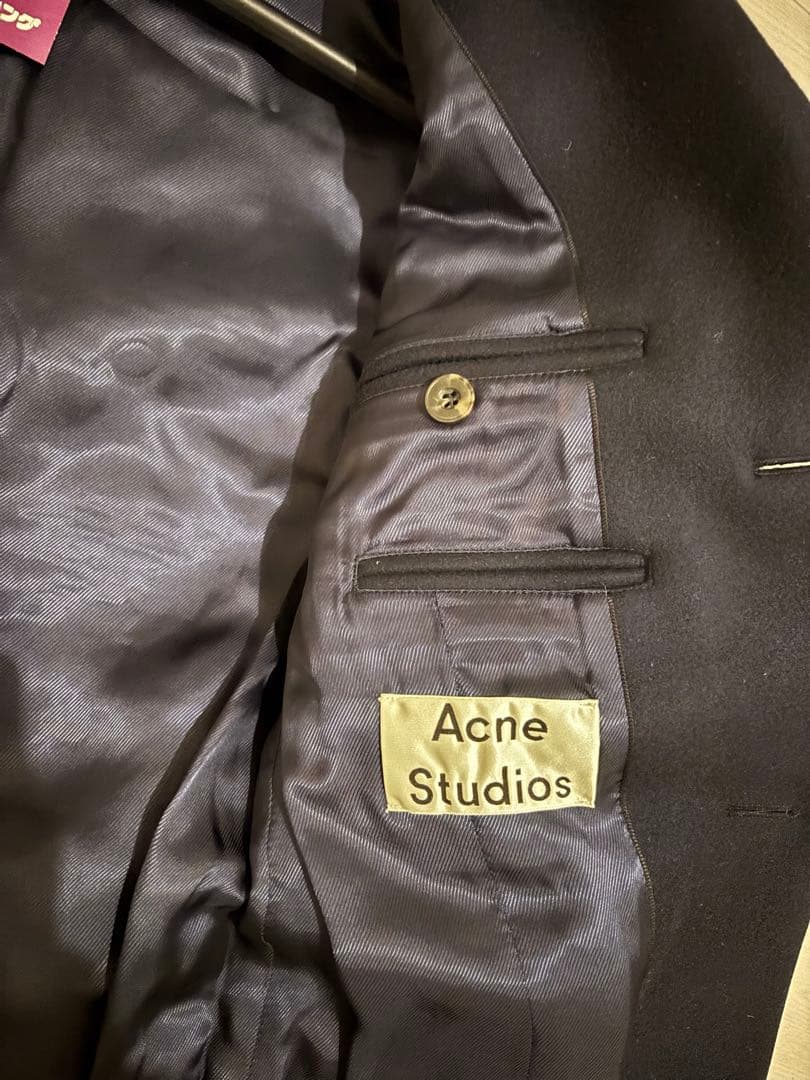 極美品)アクネストゥディオズ　acne studious チェスターコート46