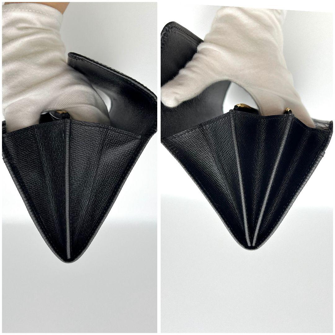 新品級✨ルイヴィトン エピ ポルトモネ クレディ ポルトフォイユ サラ 長財布黒