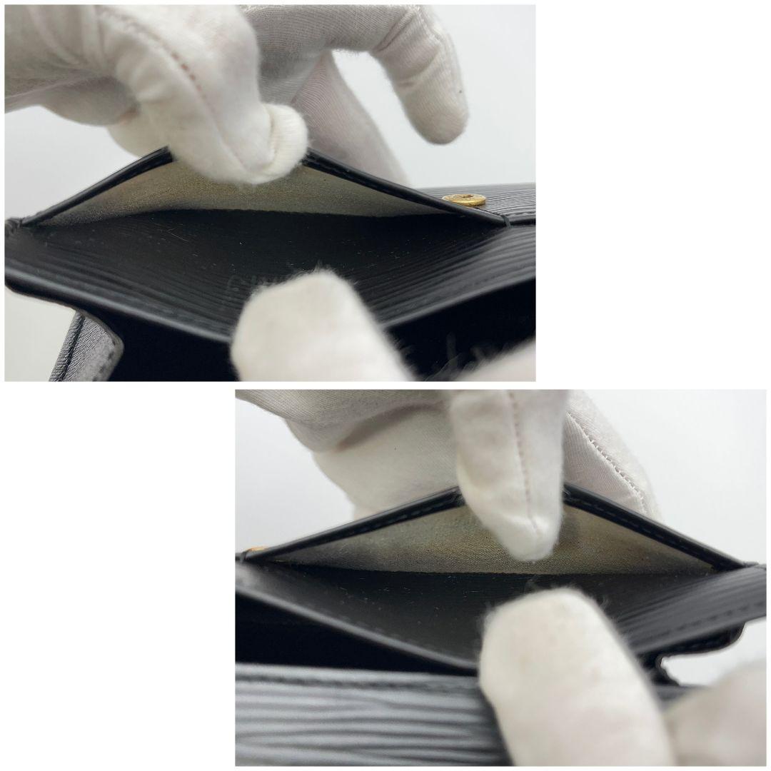 新品級✨ルイヴィトン エピ ポルトモネ クレディ ポルトフォイユ サラ 長財布黒