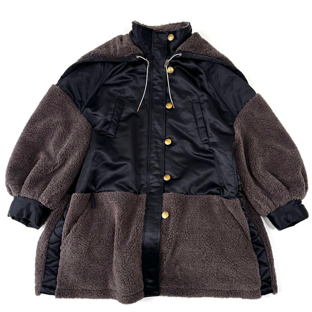 ETRE TOKYO エトレトウキョウ ミリタリーボアコート M 矢野未希子