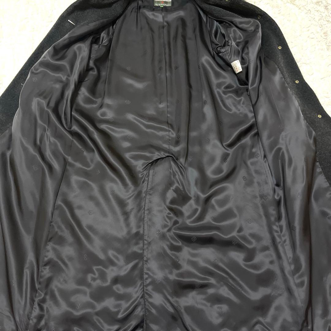 極美品　THE SCOTCH HOUSE ロングコート ファー　モヘヤ　グレー